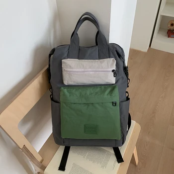 Zaino da uomo, borsa per laptop, tela, sensazione di fascia alta, borsa da scuola, viaggio per studenti universitari, zaino da viaggio di grande capacità, borsa sportiva, bagaglio per viaggi internazionali
