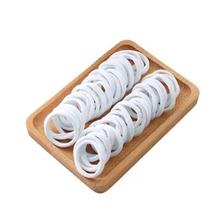 Elegant High - Elasticity Black and White Women's Hair Bands - Pack of 50 (10)