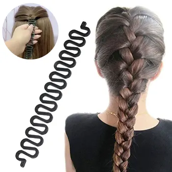 Strumenti per intrecciare i capelli Strumento per treccia a coda di pesce, strumento per treccia francese per capelli