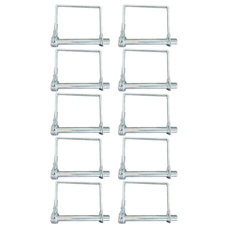 Trailer Coupler Pin Carbon Steel Locking Hitch Square Lock Pin Fasteners Safety Lock Pin For Agricultural Construction Equipment