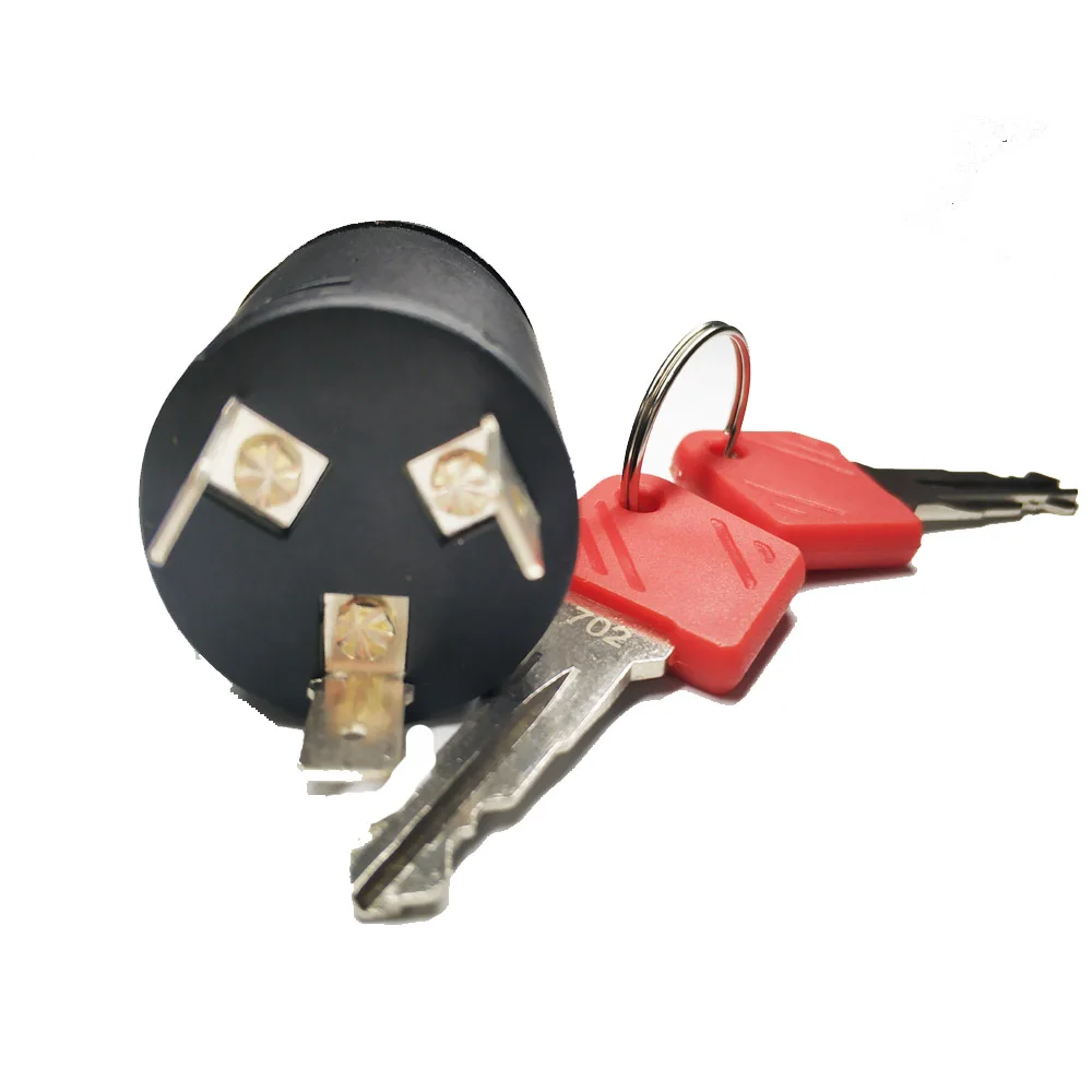 Electric Forklift Parts Forklift Spare Parts 28526100 702 Ignition Switch /Ignition Lock with 2 Keys Compatible with Jungheinrich Forklift
