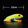 Red Eye Tree Frog High Fidelity Cute Plushie Poison Dart Frog Plush Toys Lifelike Animals Simulation Stuffed Doll Kawai Toy Gift 1