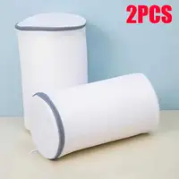 2pcs exquisite mesh laundry bags - versatile shoe and clothing washing bags - prevent tangles - a time-saving solution 1