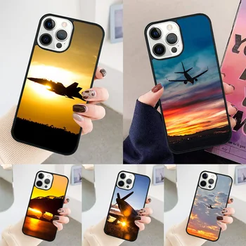 Airplane Sunrise aircraft Phone Case For iPhone 14 15 13 12 Mini XR XS Max For Apple iPhone 11 Pro Max 6 8 7 Plus SE2020 Coque- Airplane Sunrise aircraft Phone Case For iPhone 14 15 13 12 Mini XR XS Max For.jpg