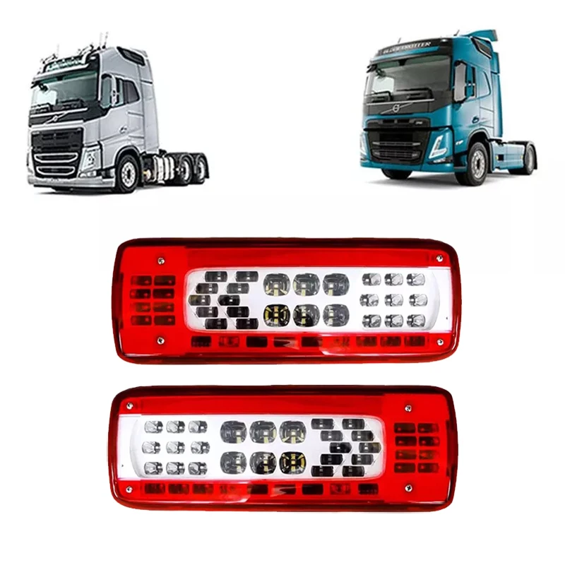 

1 PCS 24V LED Rear Lights Combination Tail Lamps for VOLVO FM9 FM12 FH12 FH13 FMX500 82483073 82483074