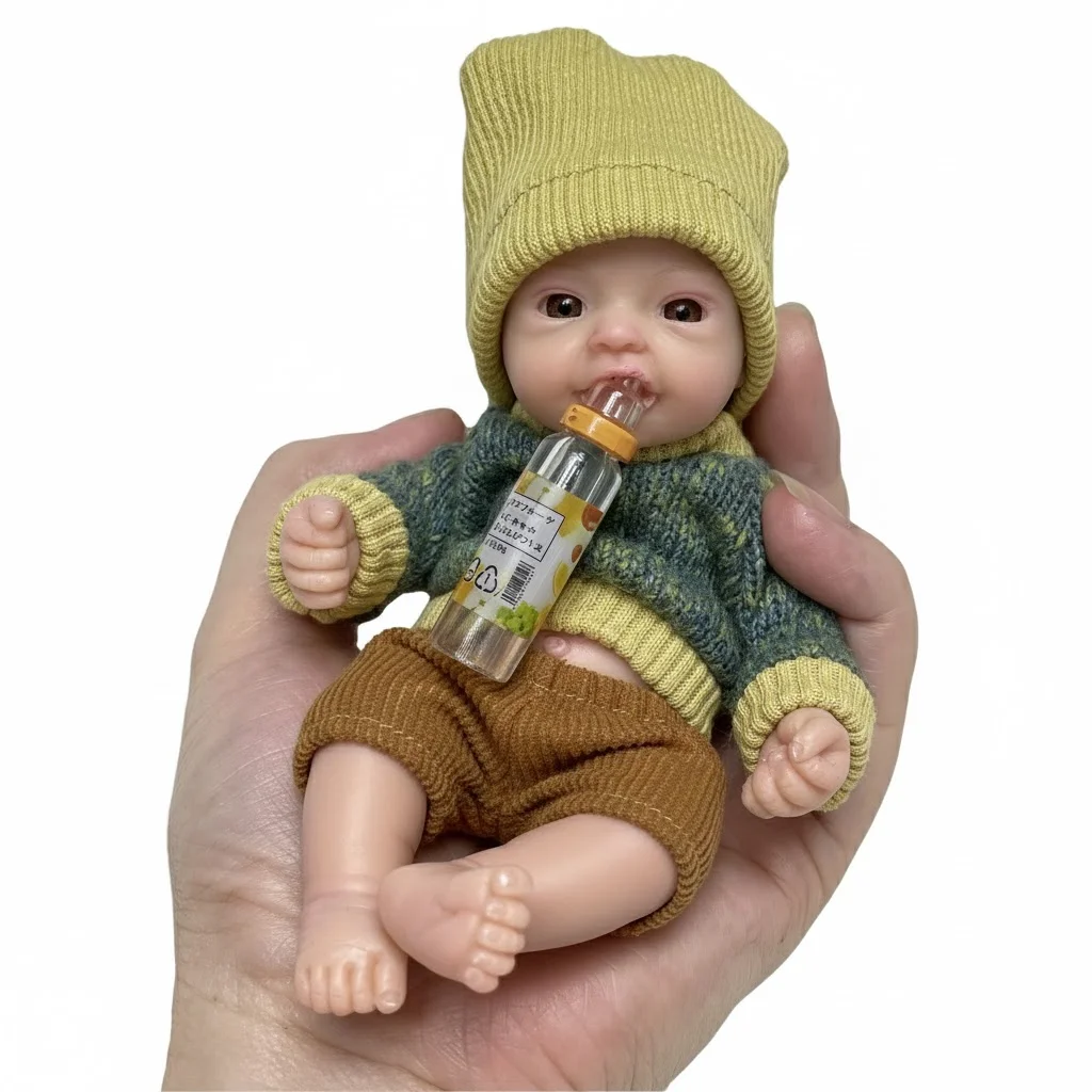 Poupée Bébé Reborn Garçon - Silicone - 53 Cm - Corps Full Silicone - Neuf