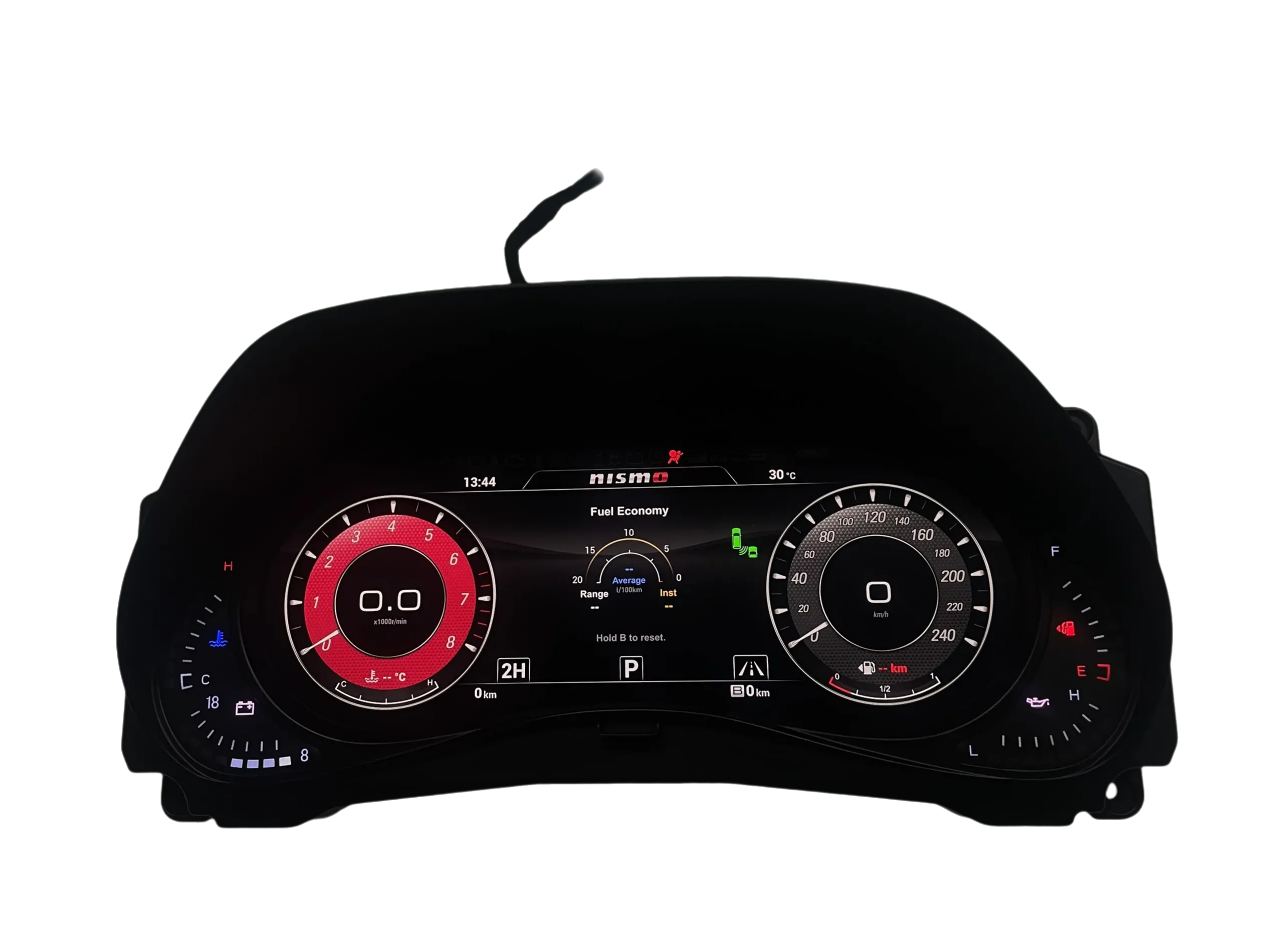 Tablero Digital LCD de 12,3 pulgadas para Nissan Patrol Y62 2010-2025 Plug & Play TPMS multilingüe pantalla de postura de carrocería de coche 5