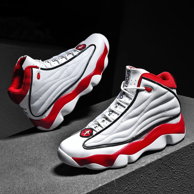 High Quality Mens Fitness Basketball Shoes Basketball Shoes Mens Sneakers Autumn High Top Anti-skid Outdoor Sneakers 3