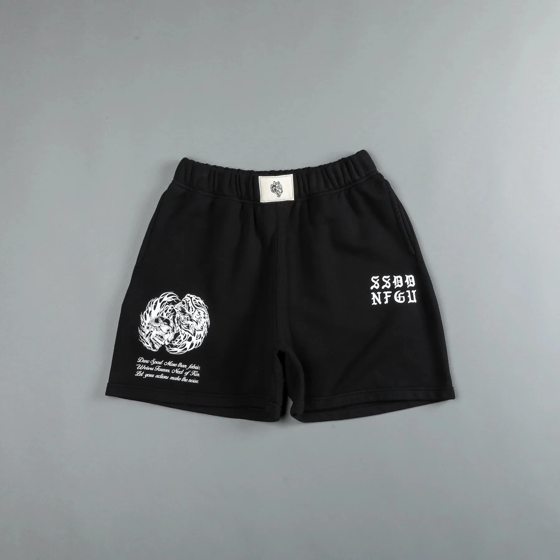 

American Summer Shorts Men's Cotton Loose Large Casual Daily Fitness Boxing Basketball Embroidery Small Label Shorts