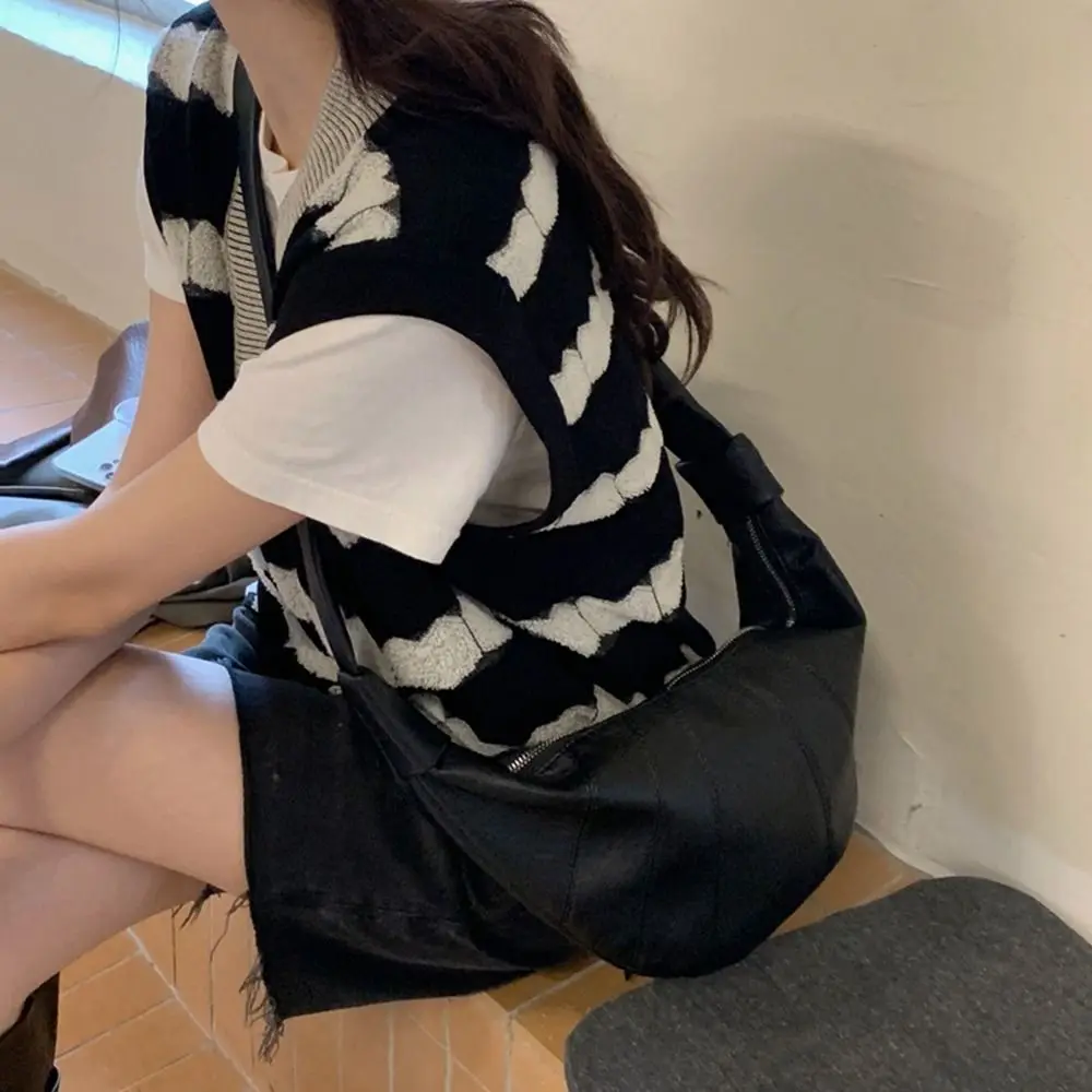 

Кошелек для монет, модная французская сумка через плечо, сумка-мессенджер с полумесяцем, круассанами, женская сумочка Oxhorn, сумочка из искусственной кожи