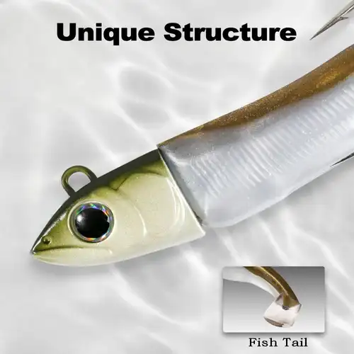 Hunthouse Barre T. Minnow 7g/12g/25g/40g/60g/90g/120g Easy Shiner Soft Fishing Lure Jig Bait Bass Pike Fishing Leurre Souple - Image 4