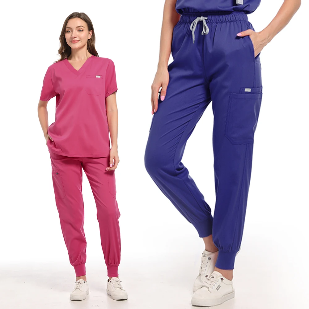 Medical Uniform Operating Room Medical Uniform Scrubs Hospital Working Scrubs Set Medical Supplies Nurse Dental Surgery Suit Workwear