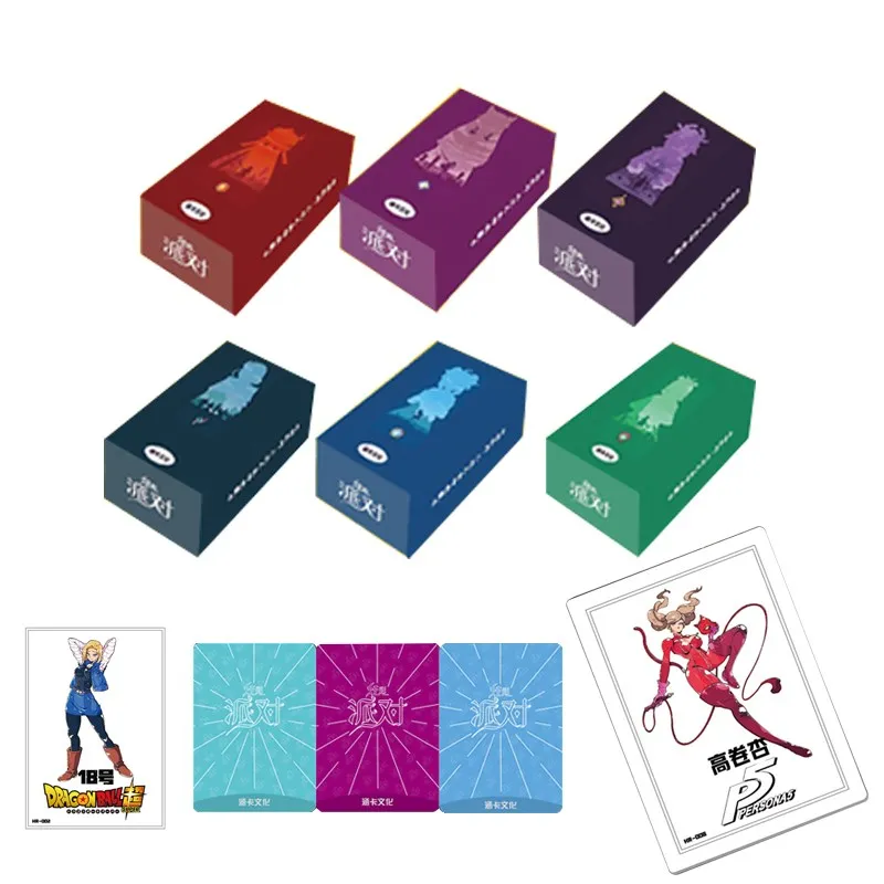 

4 BOX Dazzling Party Rosy Tarot Cards Collection Anime Cards Booster Box PR Cards Gift Toy Kids Playing Cards Gift Box