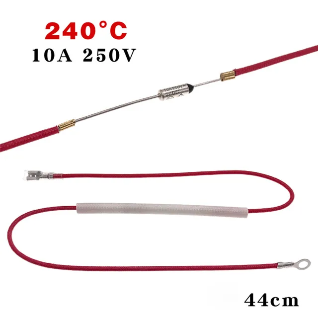 10A 250V 142℃/172℃/185℃/192℃ Thermal Fuses For Rice Cooker Temperature