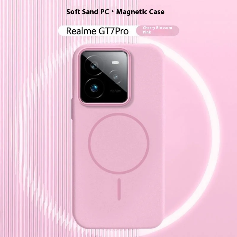 Für Realme GT 7/GT 7T/GT7 PRO Fall Modische Farbe Weiche Dünne Ring Magnetische Abdeckung für Realme GT 7T PRO Stoßfest Stoßstange Funda