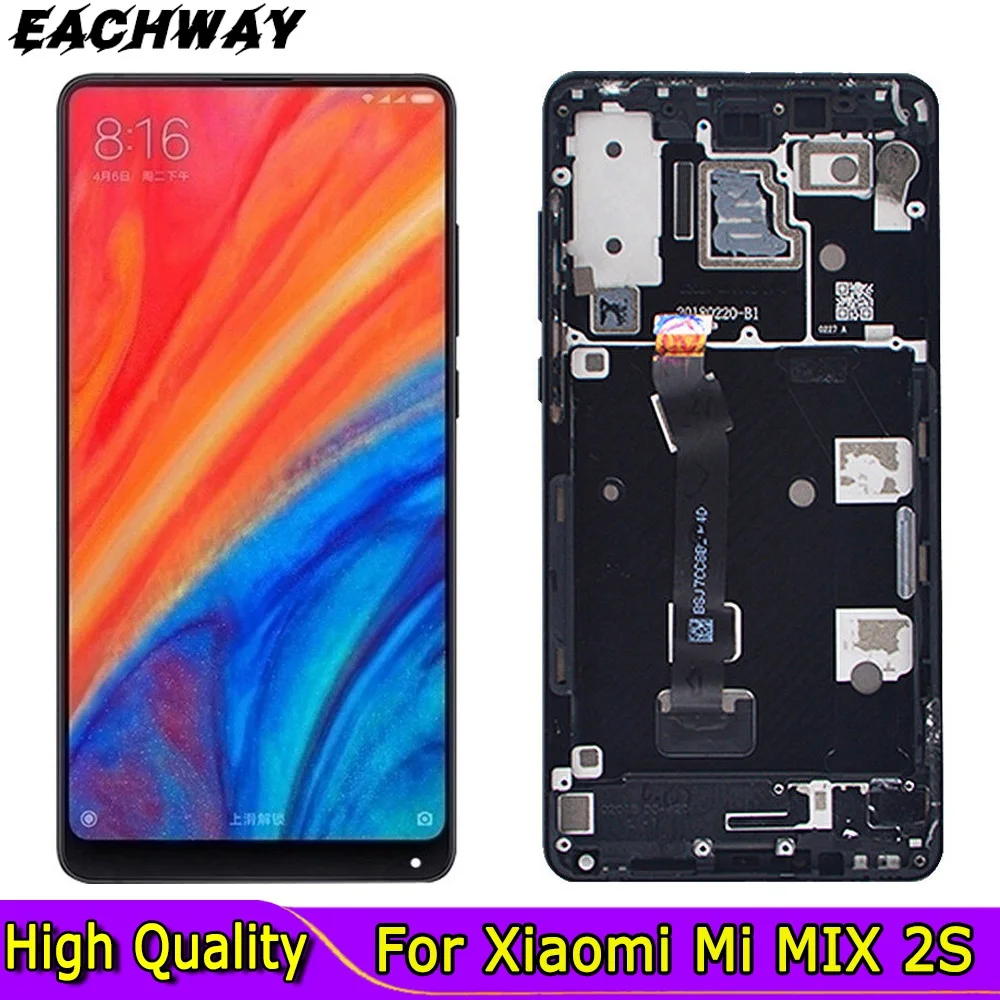 

5.99" For Xiaomi Mi MIX 2S LCD Display Touch Screen Digitizer Assembly Replacement Parts With Frame For Xiaomi MIX2S LCD Screen