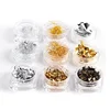 1 Box Imitation Gold Sliver Copper Foil Sequins Glitters Craft Leaf Flake Sheets Bulk Foil Paper for Gilding DIY Nail Art Decor 5