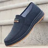 Men Canvas Shoes Casual Loafers Old Beijing Cloth Shoees Flat Driving Footware Zapatos Planos Calzado Homb 5
