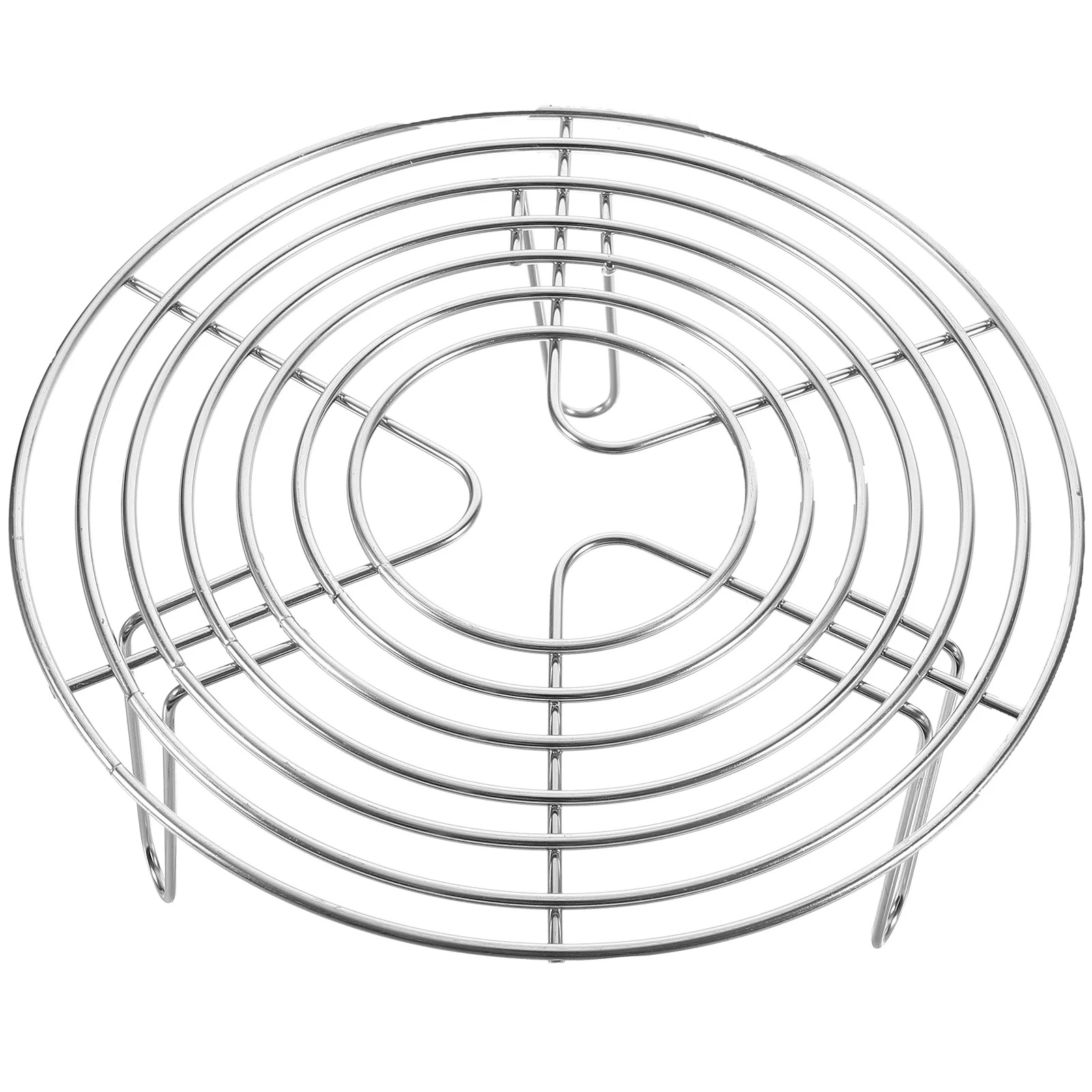 

Stainless Steel Steamer Rack rice cooker high-foot water barrier Multi-Purpose Round Cooling Rack for Steaming storage steamer