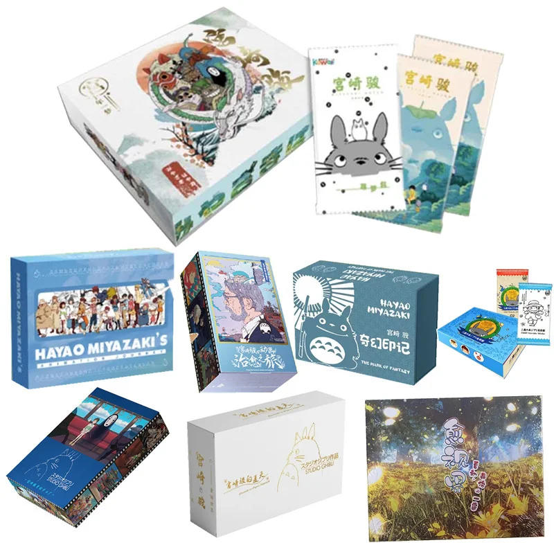 

Hayao Miyazaki Movie Series Card Final Chapter Castle In The Sky Spirited Away MY NEIGHBOUR TOTORO Series Card Collection Card