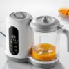 Baby Food Steamer Touch Screen Control Puree Machine Blending Multifunctional Cooking with Digital Timer for Home Picnic Kitchen 4