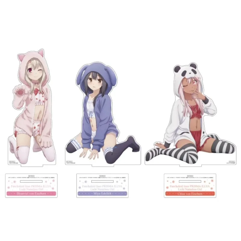 

Game Illyasviel von Einzbern Miyu Edelfelt Acrylic Stand Doll Anime Figure Model Plate Cosplay Toy for Gift