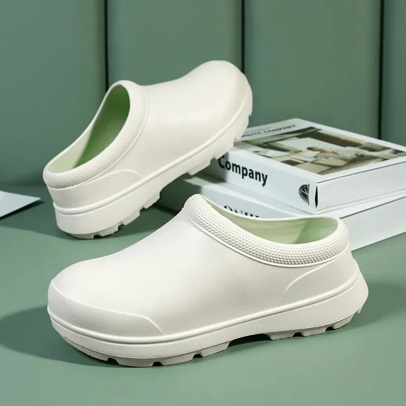 Chef Shoes Men Women EVA Non-slip Waterproof Oil-proof Comfortable Workers Outdoor Safety