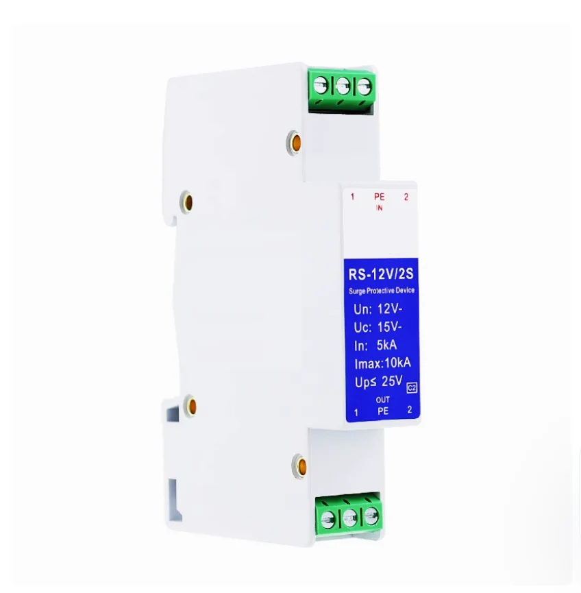 RS485 Signal Lightning Arrester 4-20mA Analog Control Signal Surge Protector 5V