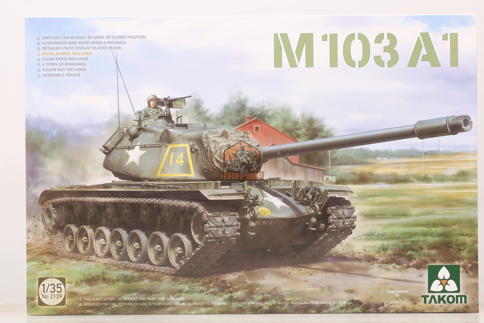 

Набор моделей танка Takom 2139 1/35 Scale M103A1