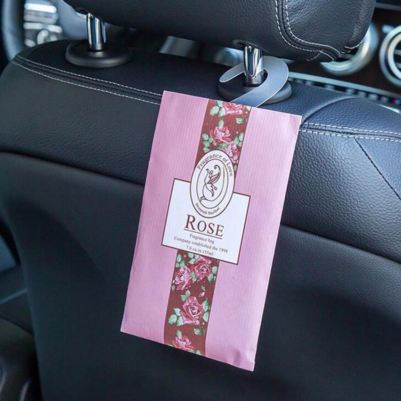 1pc Natural Smell Incense Wardrobe Sachet Closet Car Hanging Fragrance Sachet Aromatherapy Perfume Air Freshener Home Supplies