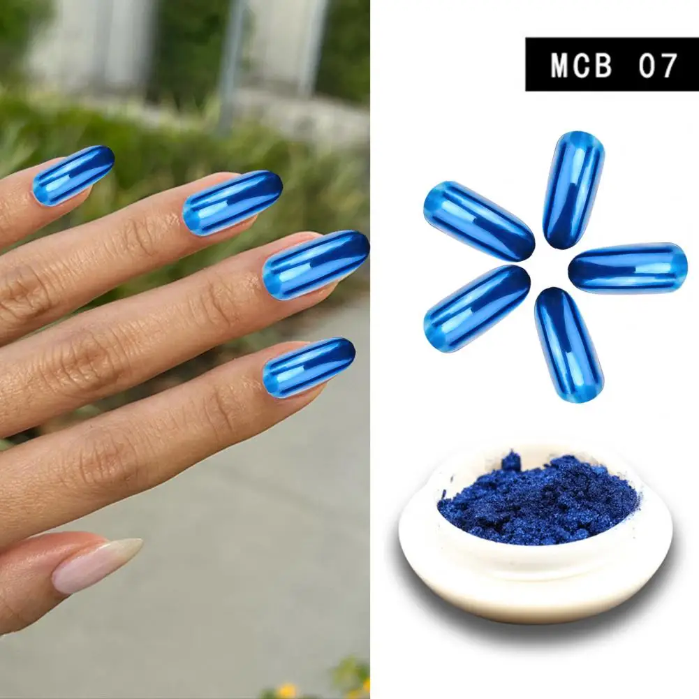 Fine Texture Nail Powder Nail Art Powder Texture Mirror Shiny Glitter for Metal Effect Uv Polish Diy Manicure