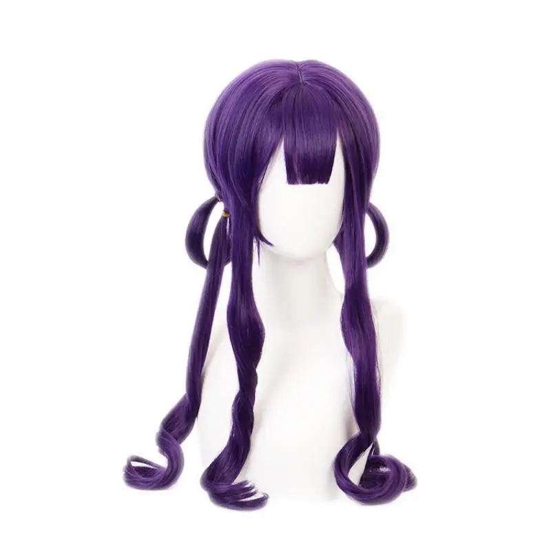 

Anime Toilet-Bound Hanako-Kun Akane Aoi Cosplay Wig Dark Purple Hair Heat Resistant Synthetic Halloween Party Accessories Props