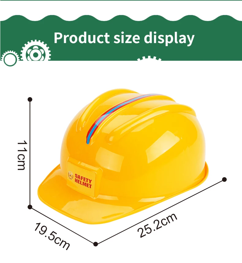 Kids Party Construction Plastic Dress-Up & Play Accessories for Birthday & Easter Celebrations