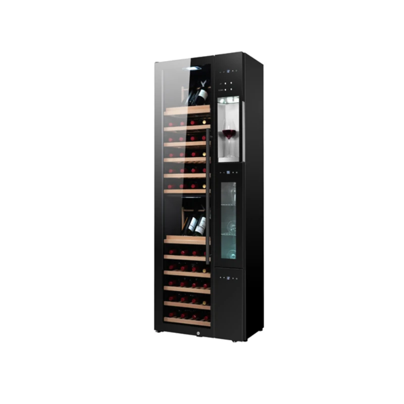 *Freestanding wine cellar refrigerator 112 bottles with wine fridge cellar with bottle dispenser