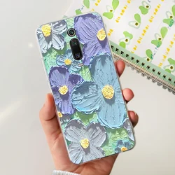 Stylish Painted Clear Silicone Phone Case with Bumper Protection for Xiaomi Mi 9T (600)