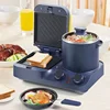 3-in-1 Multifunction Electric Breakfast Maker Machine Toaster Oven with Plastic Housing 3-in-1 Breakfast Essentials 2