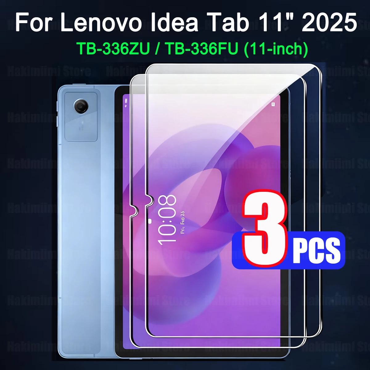 11 Anti-Fall HD Clear Tempered Glass Screen Protector, Bubble-Free