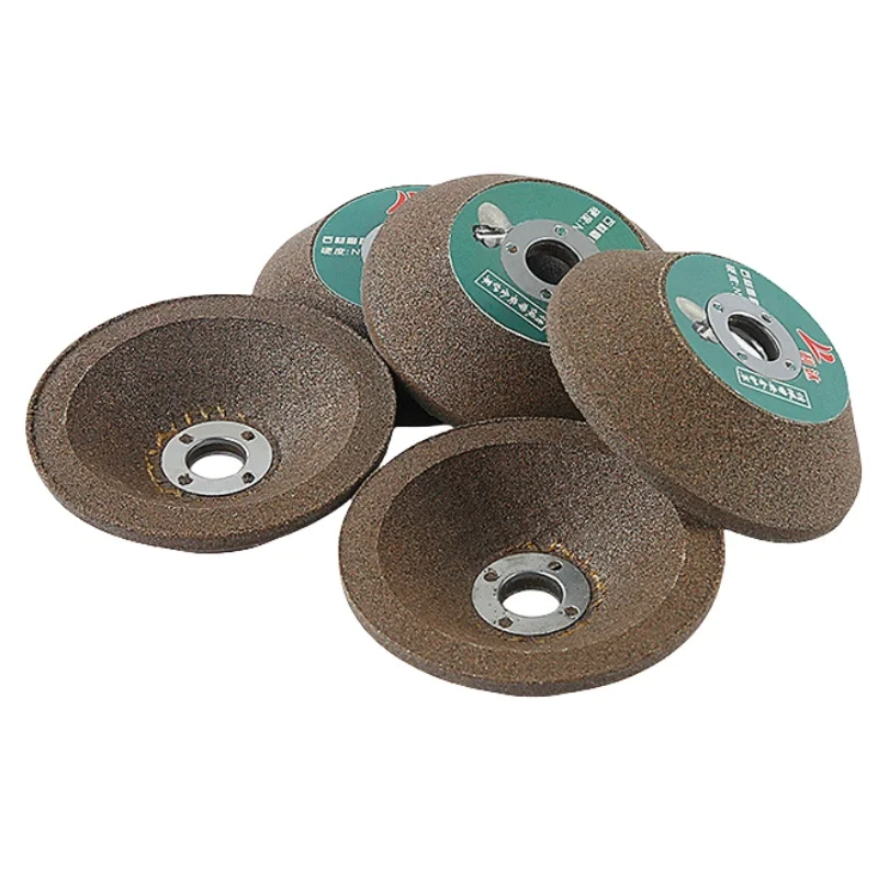 5 Inch CBN Grinding Wheel Disc Bowl Shape Resin Bond For High-Speed Steel Grinding...