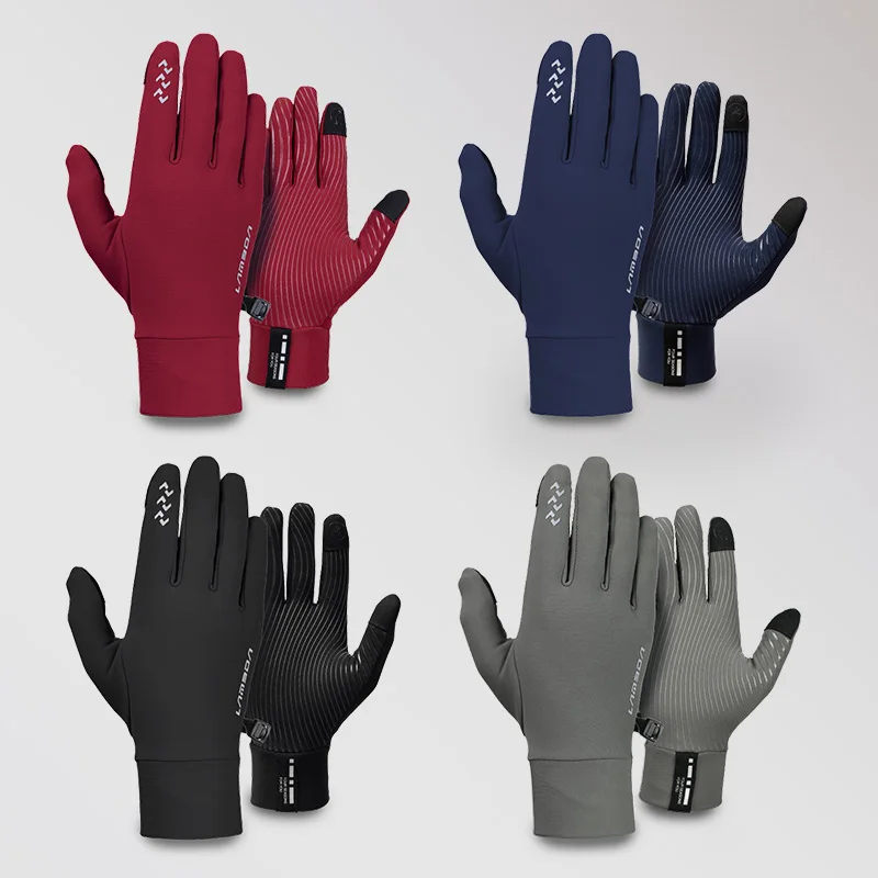 Lameda Cycling Gloves Fleece Warm Bicycle Gloves Full Finger Touch Screen Riding Gloves  Autumn Winter Gloves For Men And Women 5
