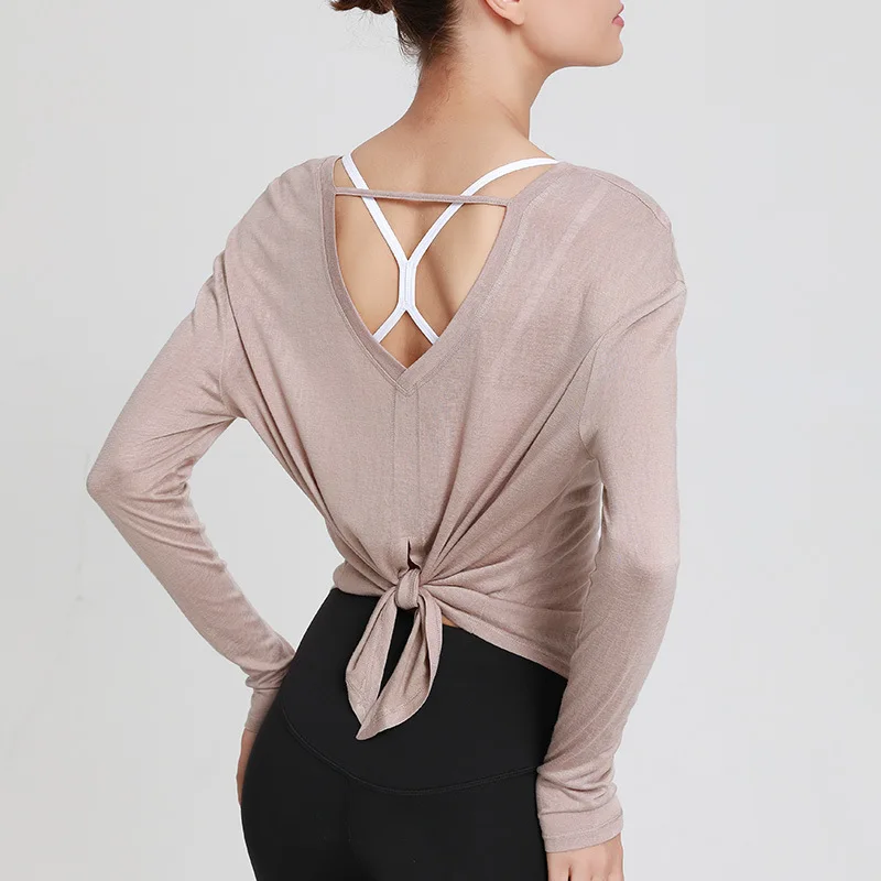 Women's Sports Wear For Fitness Running Jogging Seamless Long Sleeve Gym Woman Sport Shirt Yoga Top Female Workout Tops T-shirt 4