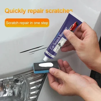 Strumento di riparazione auto Kit di cera per riparazione graffi Pasta abrasiva Cura della vernice Detergente per lucidatura composto per carrozzeria auto Set per la cura delle lucidature automatiche 1