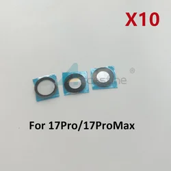 Rear Back Camera Glass Lens Cover Replacement with Adhesive - 10 - Pack (10x 17Pro 17ProMax)