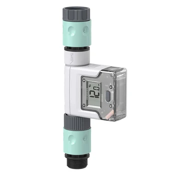 WiFi Water Flow Meter for Garden Hose Smart Water Meter with 4 Flow Modes Real-Time Flow Tracking Easy Reading Display 1