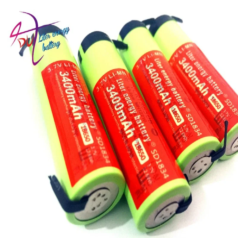 

2 шт./лот 100% Новый оригинальный NCR18650 3,7 V 3400MAH литий-ионный аккумулятор для планшетных ПК 7-9 дюймов Diy никель листовые батареи