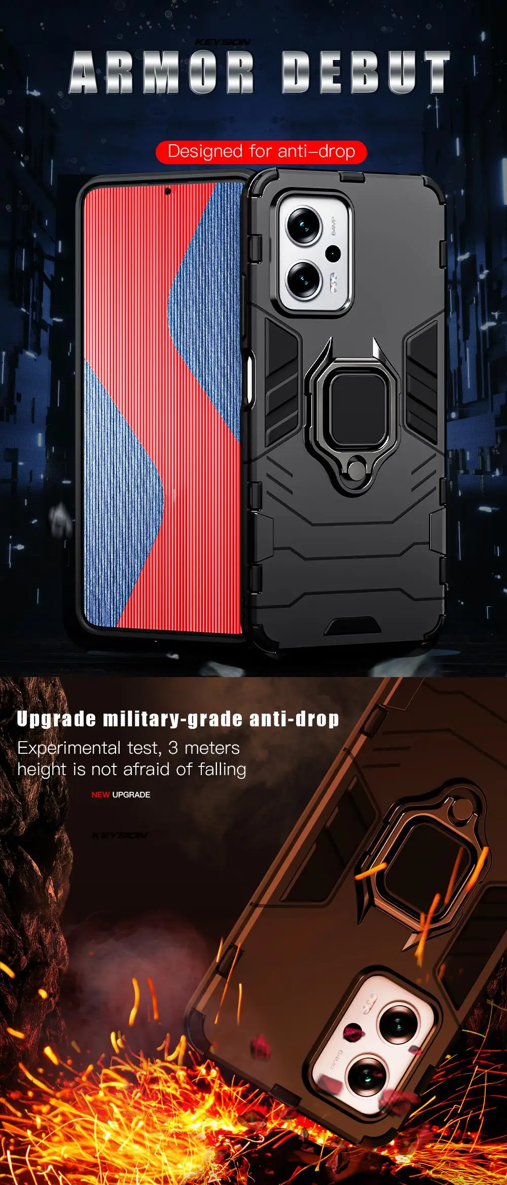 Shockproof Phone Case For Xiaomi Poco And Redmi Note Series_voghion.com