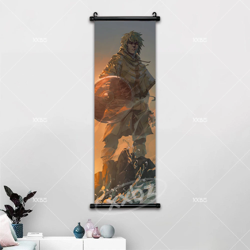 Vinland Saga Anime Wall Art: Thorfinn & Askeladd Decor Canvas Poster