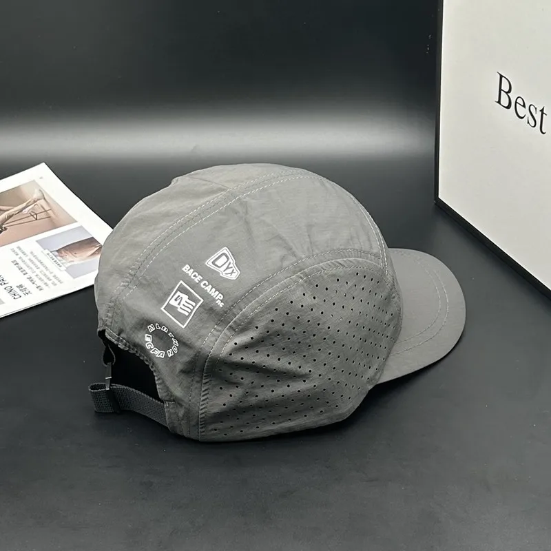 Dry Brim Thin Summer Outdoor Baseball Cap Breathable Polyester Fiber