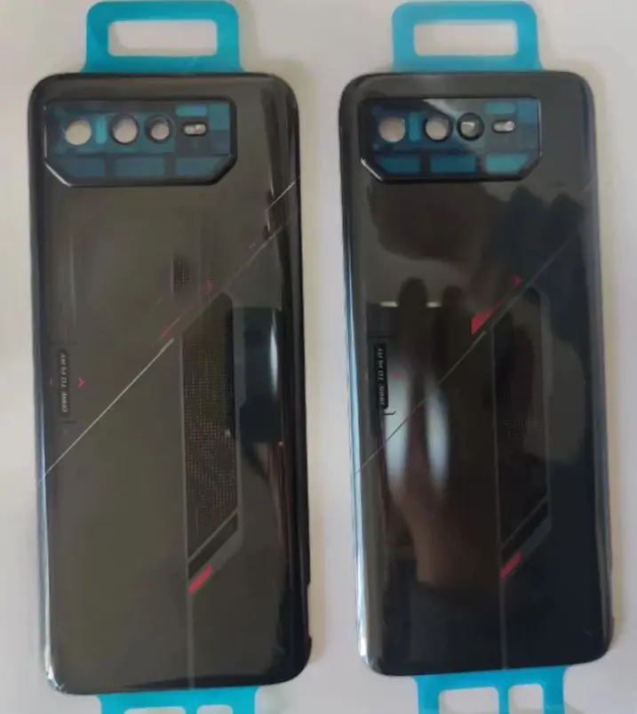 Asus ROG 6 배터리 커버 하우징 용 6.78 뒷면 커버 Asus ROG Phone 6 뒷면 커버 케이스 + 스티커 Tencent 버전