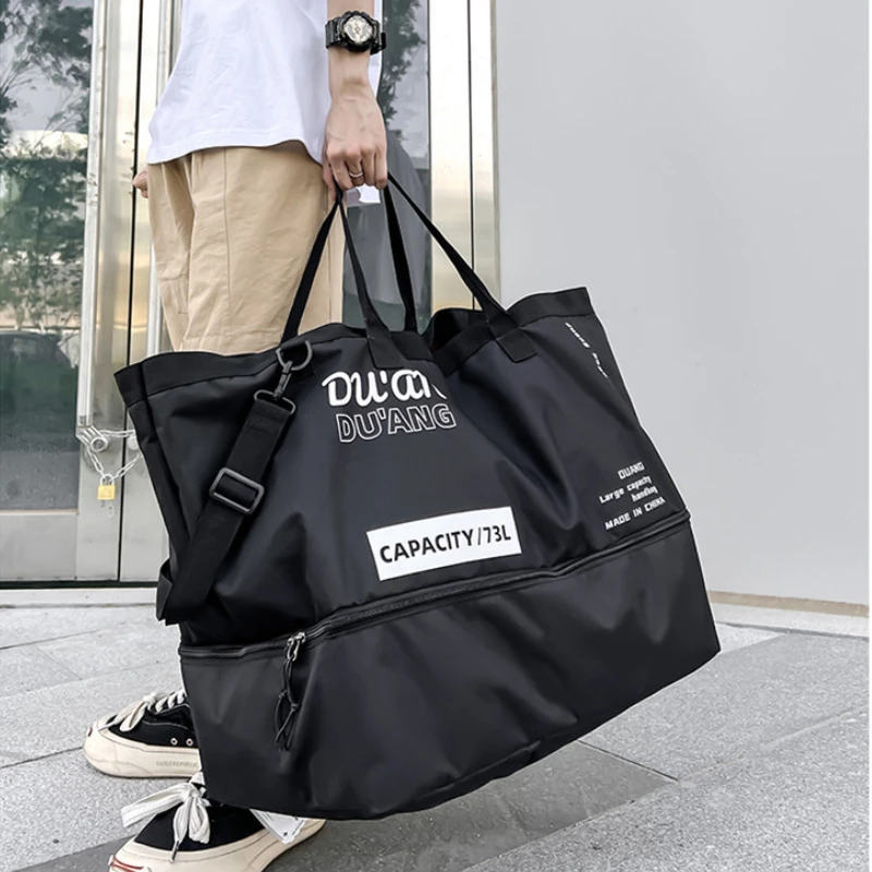 Travel Handbag Oxford Safari Style NEW Large Capacity Trendy Design Unisex Sports Swimming Fitness Ski Storage Bag Personality