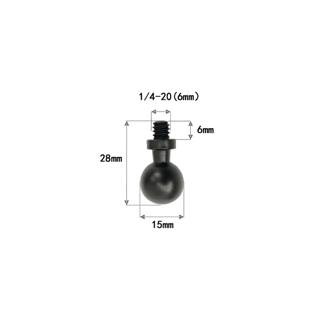 1/4" Screw Adapter for Hero For Insta360 Action Camera Phones GPS Holder 13mm/1